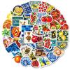1050Pcs Mediterranean Style Retro Ins Style Graffiti Stickers Fun Personalized Creative Decorative Scrapbook Suitcase Decals