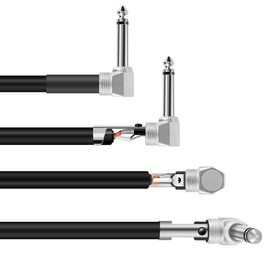 YOTTO 16cm Guitar Patch Cable 3-Pack