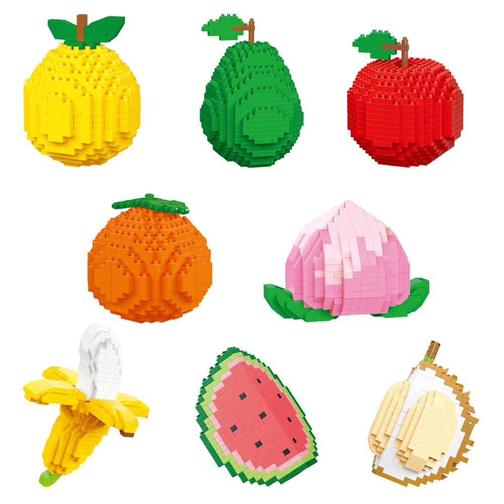 KNEW BUILT French Fries Cola Cake 16 Kinds of Colorful Foods Micro Mini Building Block Toys-Ideal for Kids' FunHoliday Gifts