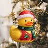 Christmas Duck Ornaments Acrylic Cartoon Ducks Xmas Tree Hanging Decorations for Holiday Party Favors Home Decor