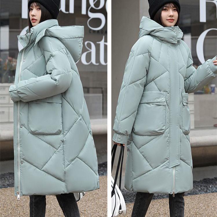 Thick Down Cotton-padded Jackets Mid-length Winter Women's Cotton-padded Jackets Loose Cotton-padded Jackets Women's Outerwear Trendy