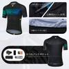DIFOS Short Sleeve Cycling Jersey Top and Cycling Size S Men's Set, Bottoms, Spring/Summer Wear, Reflective, Non-Slip, Elastic, Sweat-Wicking,