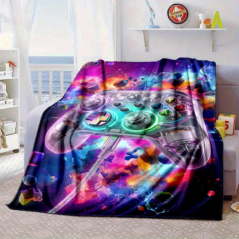 Gaming Neon Future Blanket Flannel Blanket Throw Blanket Sofa Cover Blanket Soft Premium Blanket Picnic Blanket Tv Blanket Gifts