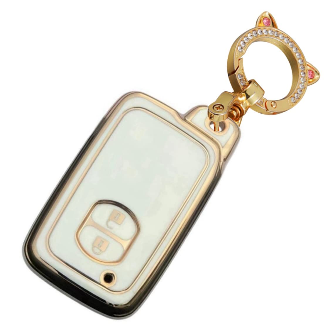 

ZANEKO Чехол для ключей Aqua Подходит для Toyota Prius Crown Majesta 86 Land Cruiser Prado Чехол для ключа (белый)