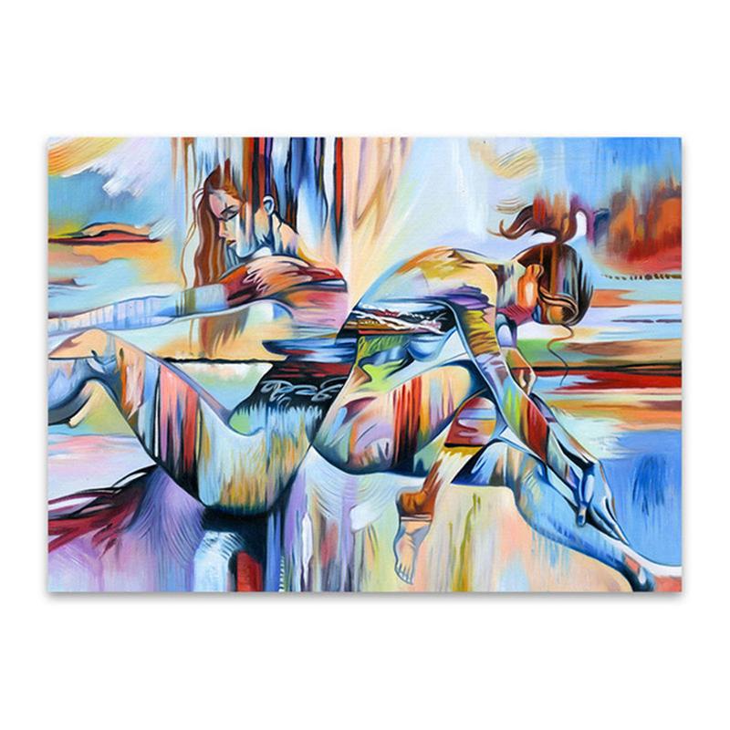 

Настенное искусство, печать на холсте, рисунок, абстрактная картина для гостиной, домашний декор, без рамки 70x120cm No Fram