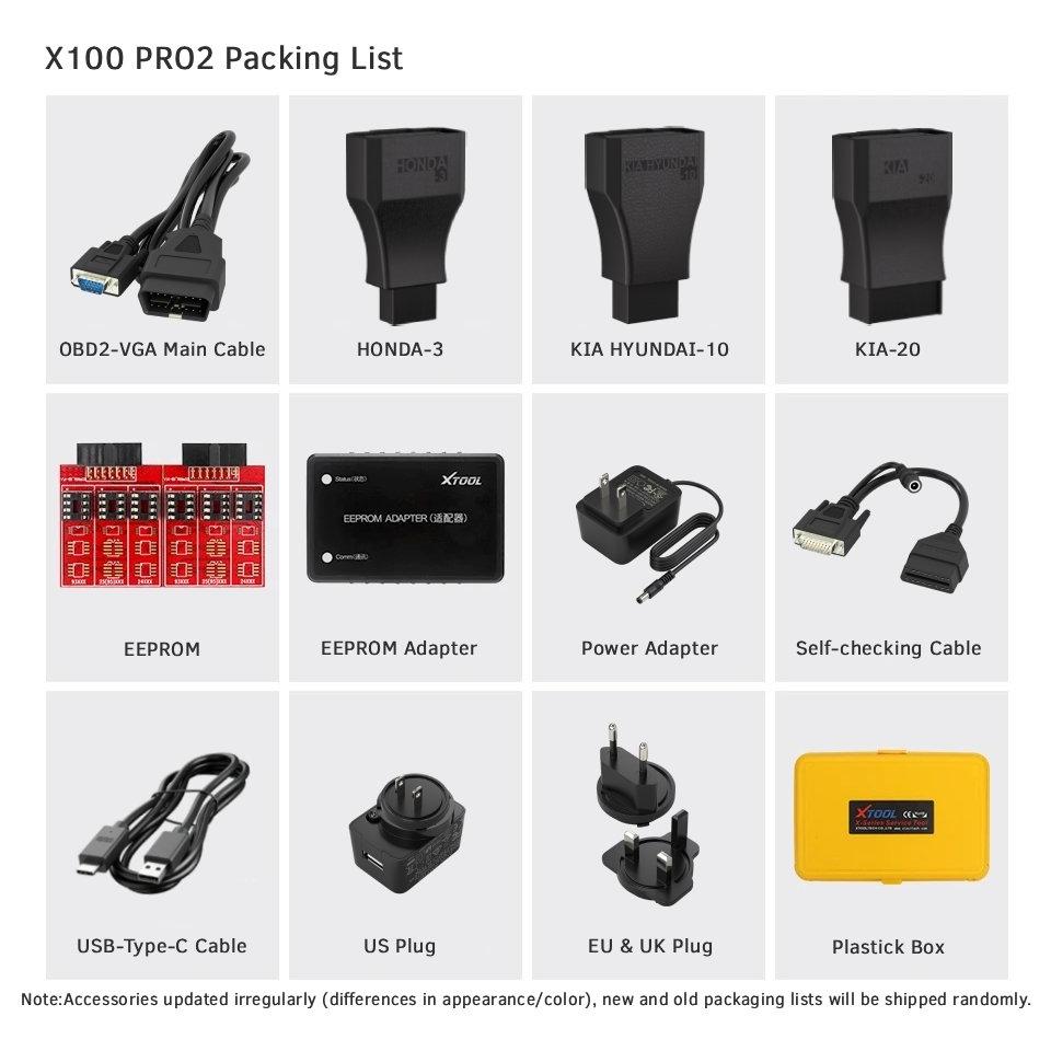 Stoc SUA UE XTOOL X100PRO2 Programator Chei Auto Instrument Service Immo Resetare Scanner Citire Coduri OBD2 cu EEPROM Utilizare Gratuită pe Viață