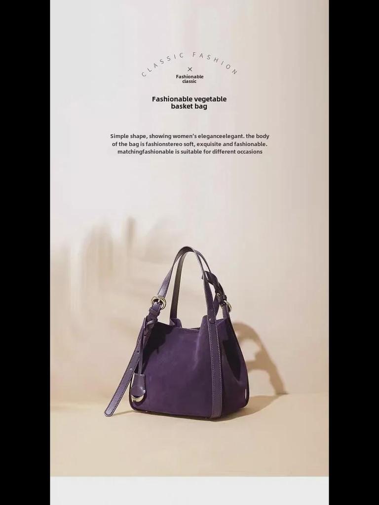 Bolso Tote de Cuero Genuino para Mujer 2024 de Gran Capacidad - Bolso de Mano de un Solo Hombro para Desplazamientos