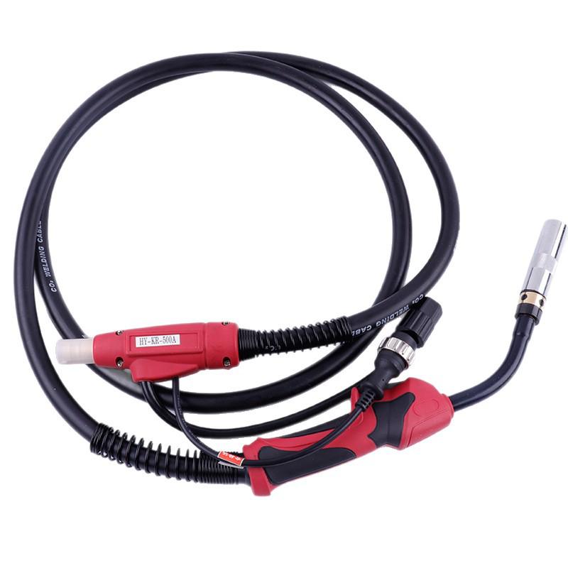 European Style 350A, 200A, 500A Gas Shielded CO2 MIG Welding Gun Accessories, Extended Welder Gun.