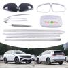 Volkswagen Talagon Accessories: Rearview Mirror Cover, Door Edge Trim, Front Hood Grille (2021-2024 Models)