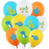 10Pcs Dinosaur Party Balloons for Boys Birthday Party Jurassic World Jungle Animal Latex Balls Decoration Baby Shower Kids Toy