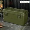 Large-Capacity Multi-Layer Tool Storage Box for Home, Car, Outdoor Use with Plastic Handle