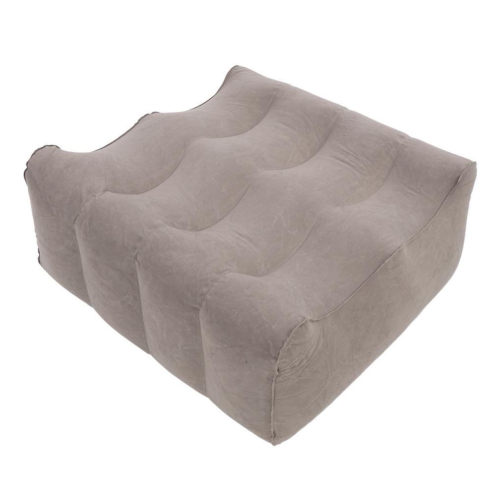 Leg Elevation Pillow Inflatable Wedge Pillow Wave Comfort Leg Pillow for Sleeping PVC Flocking