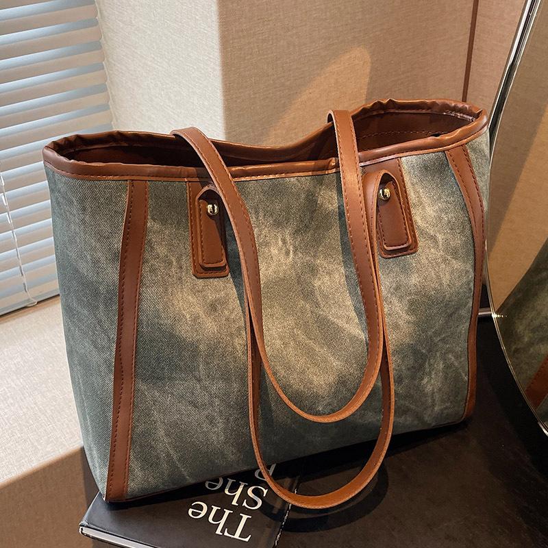 Premium Sense Bag Women'S Large Capacity Women'S Fashion Shoulder Bag College Student Class Commuter Tote Bag