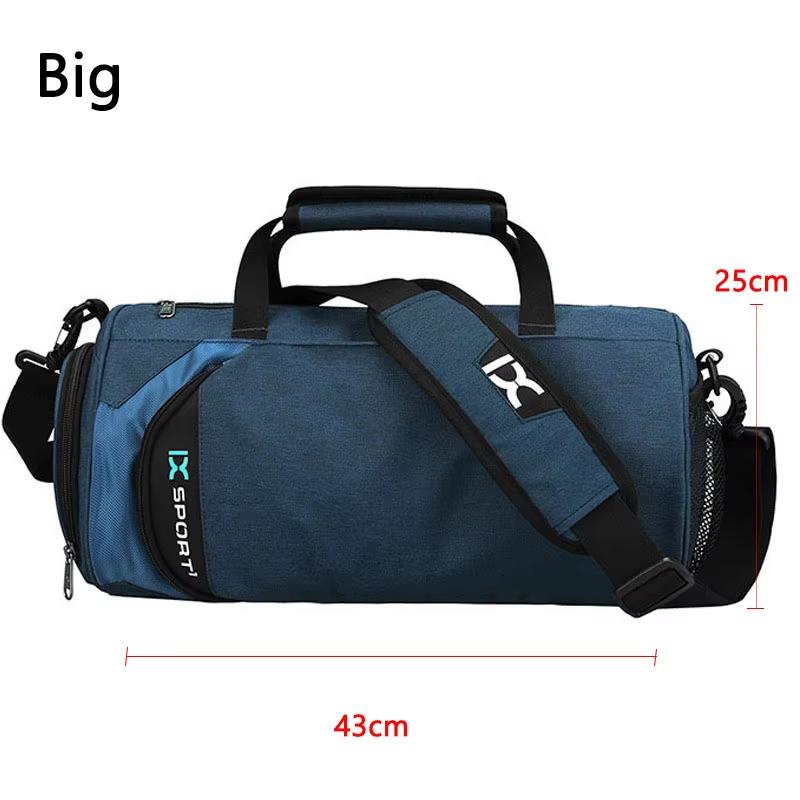 Fitness Gym Bag with Independent Shoe Compartment Dry Wet Separation Training Bag Travel Sports Handbag Work Out Swimming Bag