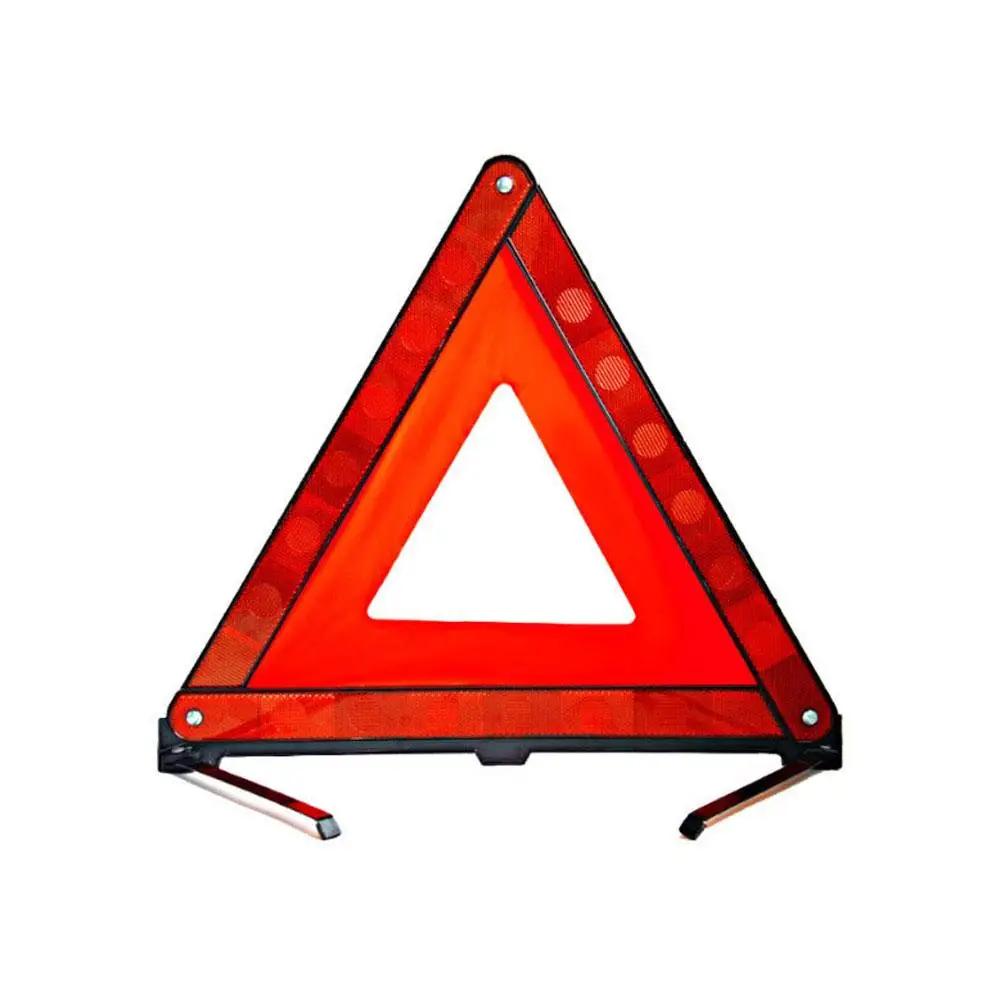 

Standard Emergency Warning Triangles, Reflective Safety Triangles For Vehicles, Roadside Breakdown Hazard Warning Triangle R4D8