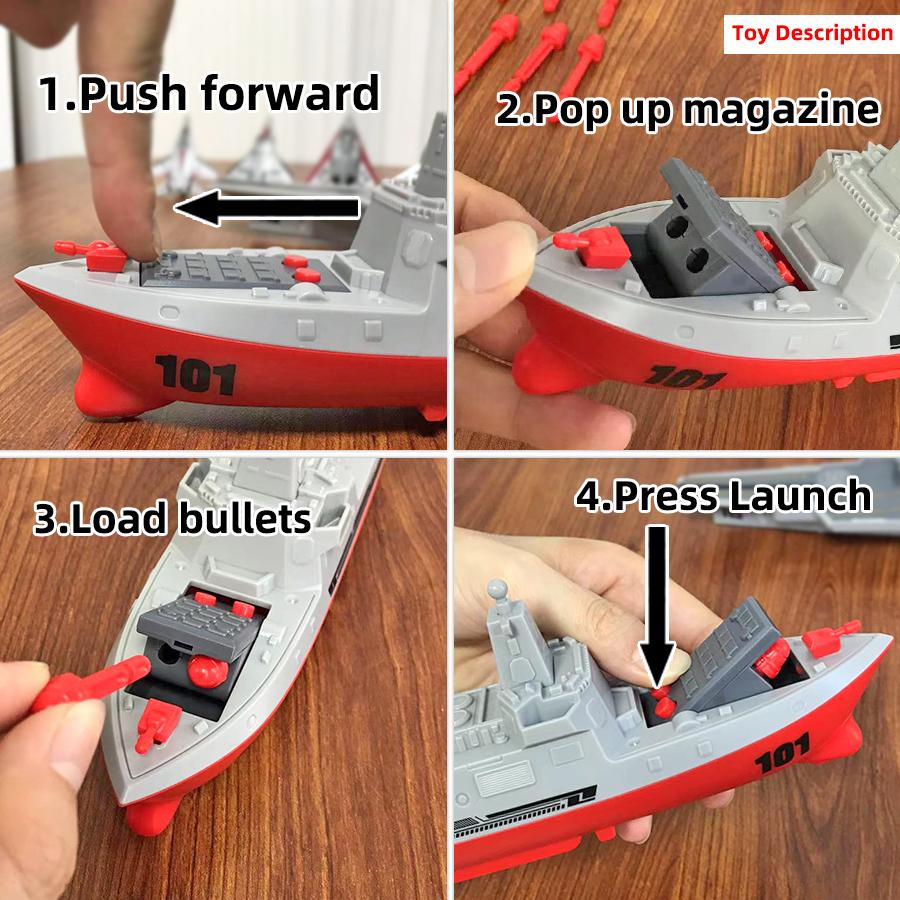 Military Nuclear Submarine Model Kit Can Launch Missiles, Escort Ships, Aircraft Carriers, Submarines, Children's Toys, Christma