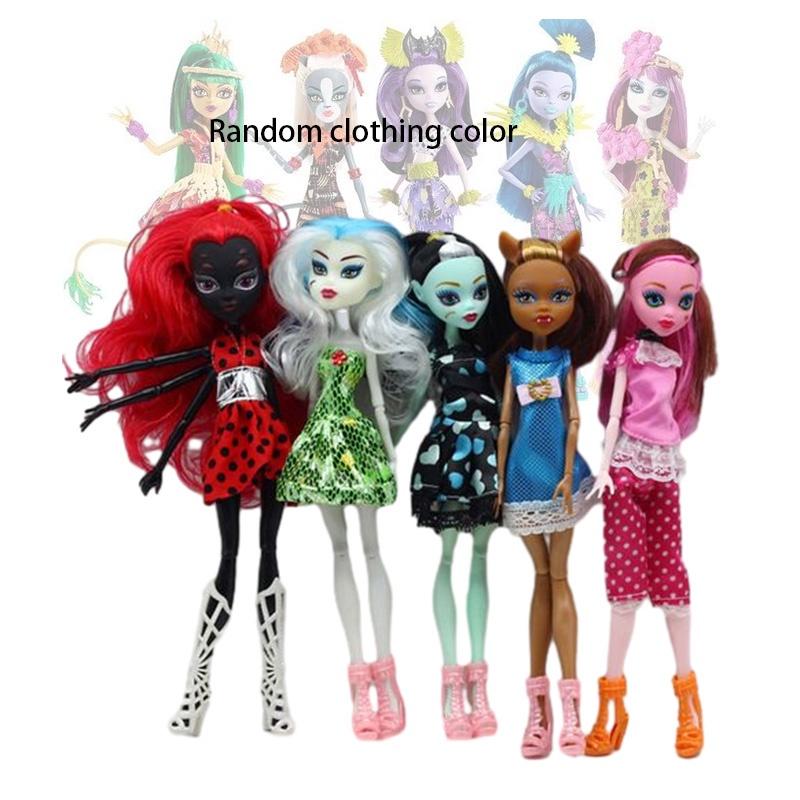 Elegante Monster High Puppe Harzmaterial Modische Spielzeugsammlung