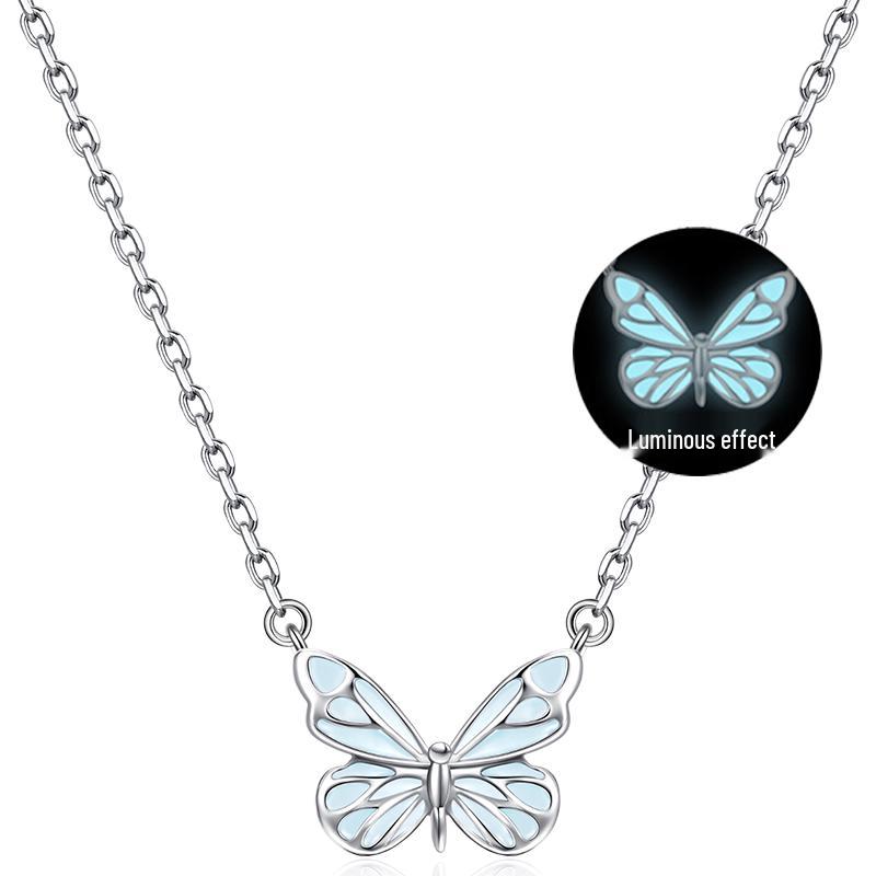 Fanci Glowing Butterfly Light Necklace