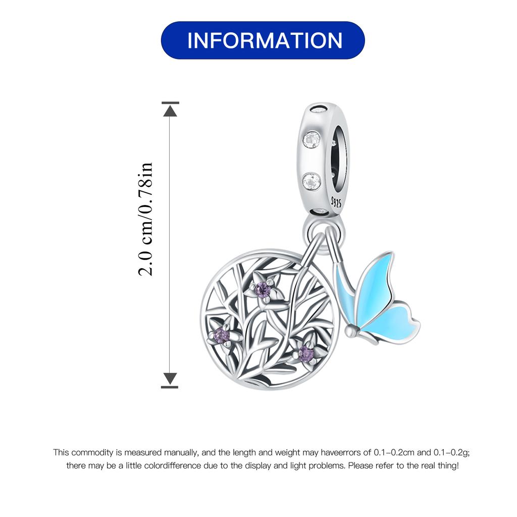 Beads Copper Charms Original Anemone Flower Pendant Beads Fit Bracelet Jewelry Diy Women Fine Gift Accessory