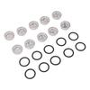 Brake Fluid Inspection Glass Master Cylinder Sight Glass Lens Gasket