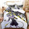 Murder Drones 3D Cartoon Duvet Cover Soft Skin-Friendly Breathable Bedding Set with Zipper for Kids Boys Girls Bedroom Decor