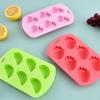 Fruit Shape Chocolate Candy Molds Silicone Ice Mold Non-Stick Watermelon/ lemon/ strawberry/ pineapple pattern candy Molds