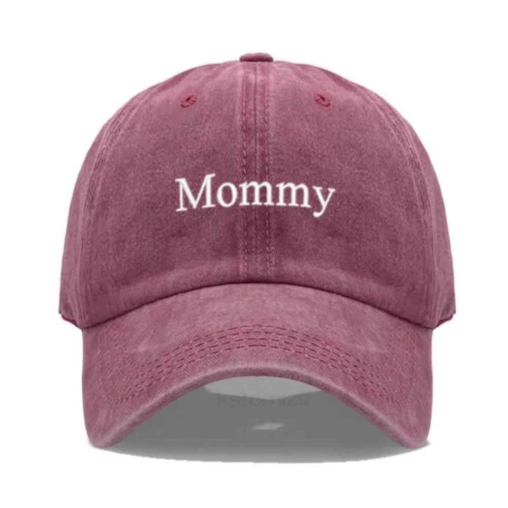 Adjustable Daddy & Mommy Baseball Cap Letter Embroidered Dad Hats  For Man Women