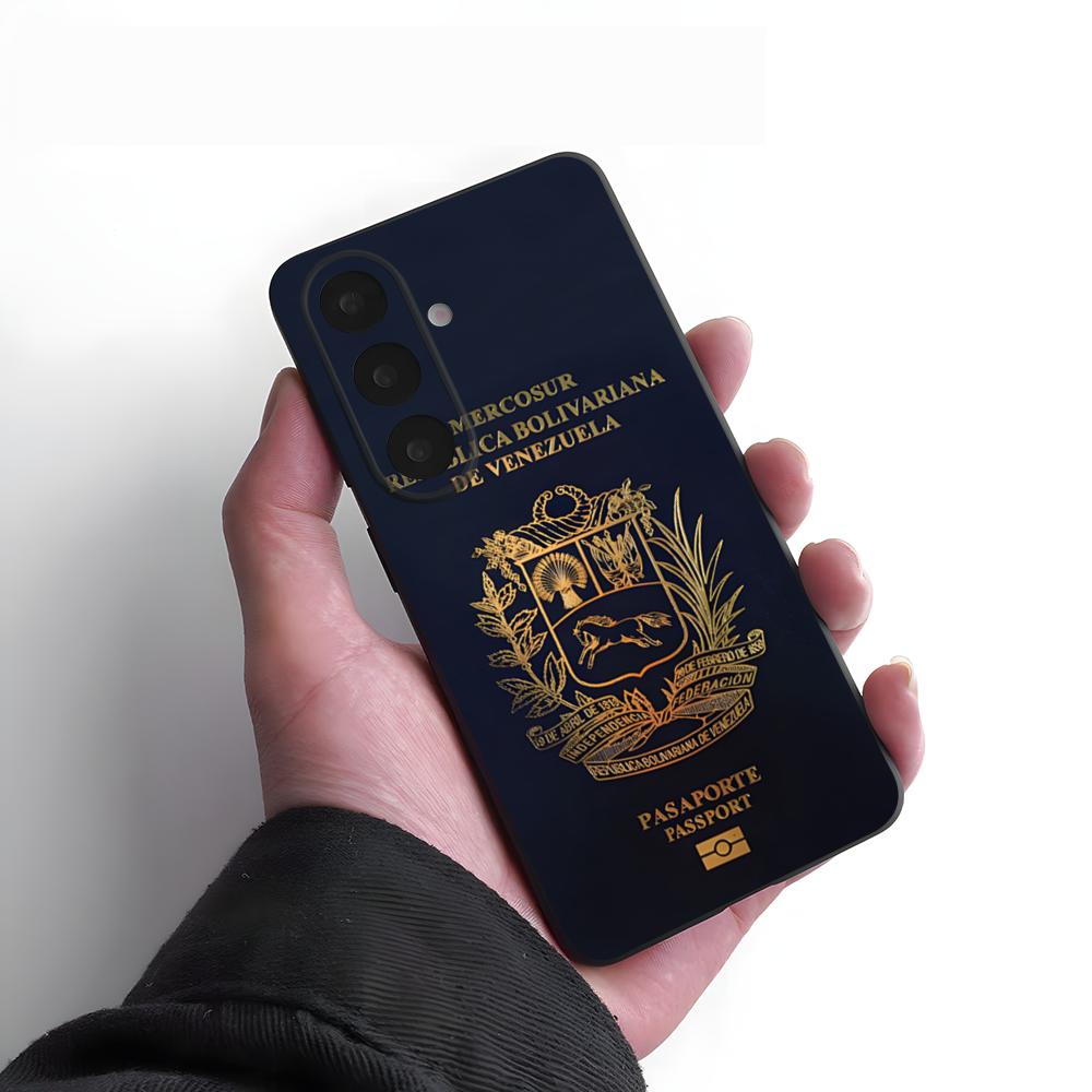 Venezuela Flag Phone Case For Samsung A25 A13 A33 5G A54 A36 A35 A56 A52 A14 Shockproof Soft Cover