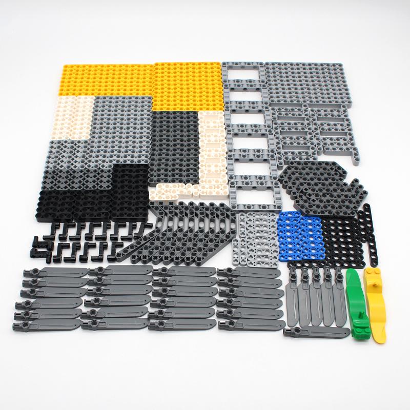 280PCS DIY Technical Parts Liftarm Thick Building Bricks Blocks Accessory Set Arm Beam Mechanical Bulk High-Tech Toys