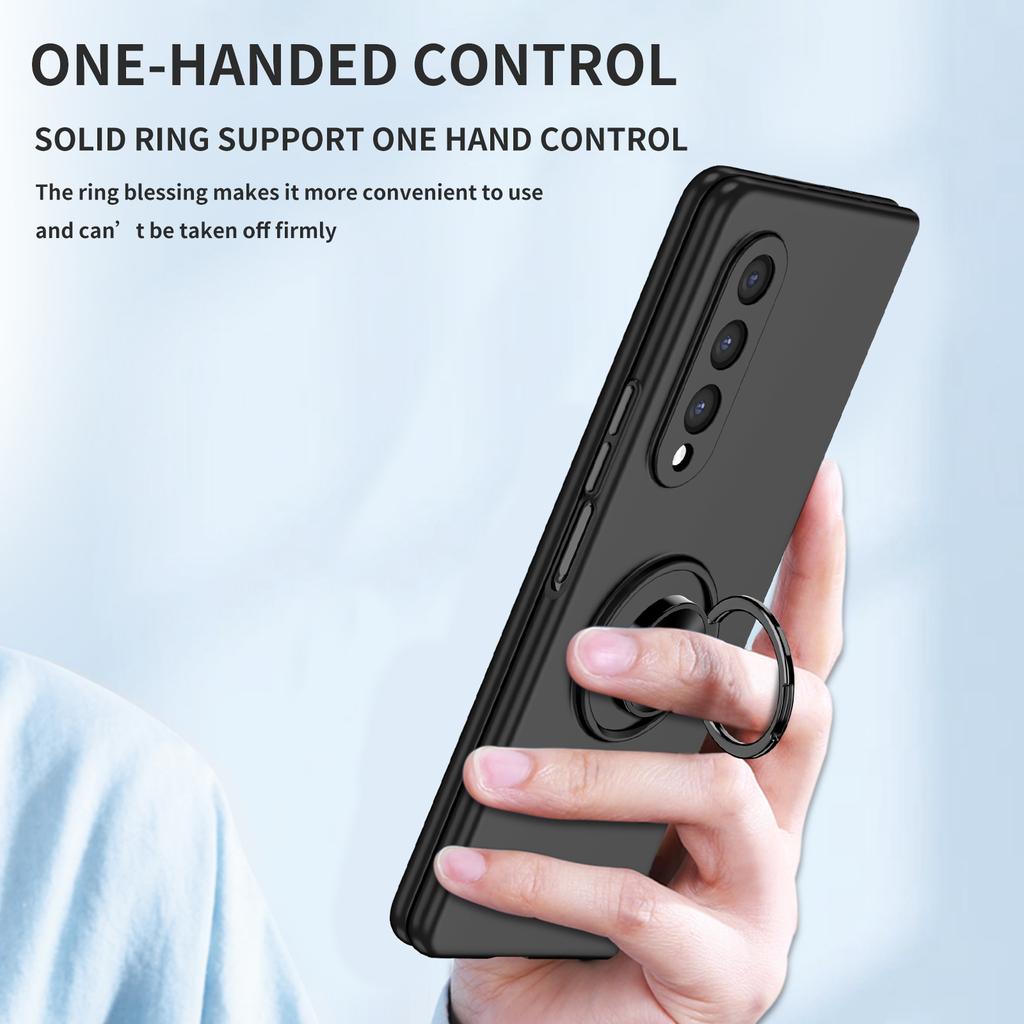 Ochronna podstawka pierścieniowa etui do Samsung Galaxy Z Fold 6 5 4 3 2 5G Antywstrząsowa dopasowana obudowa Stojak magnetyczny uchwyt