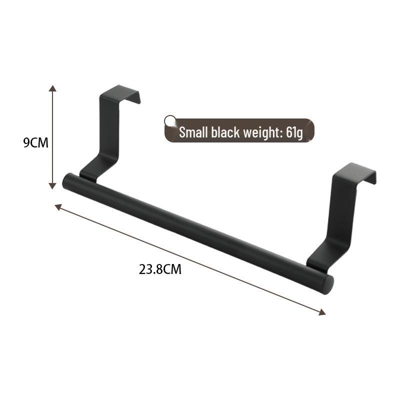 Punch-Free 430 Stainless Steel Towel Rack for Kitchen and Bathroom Doors