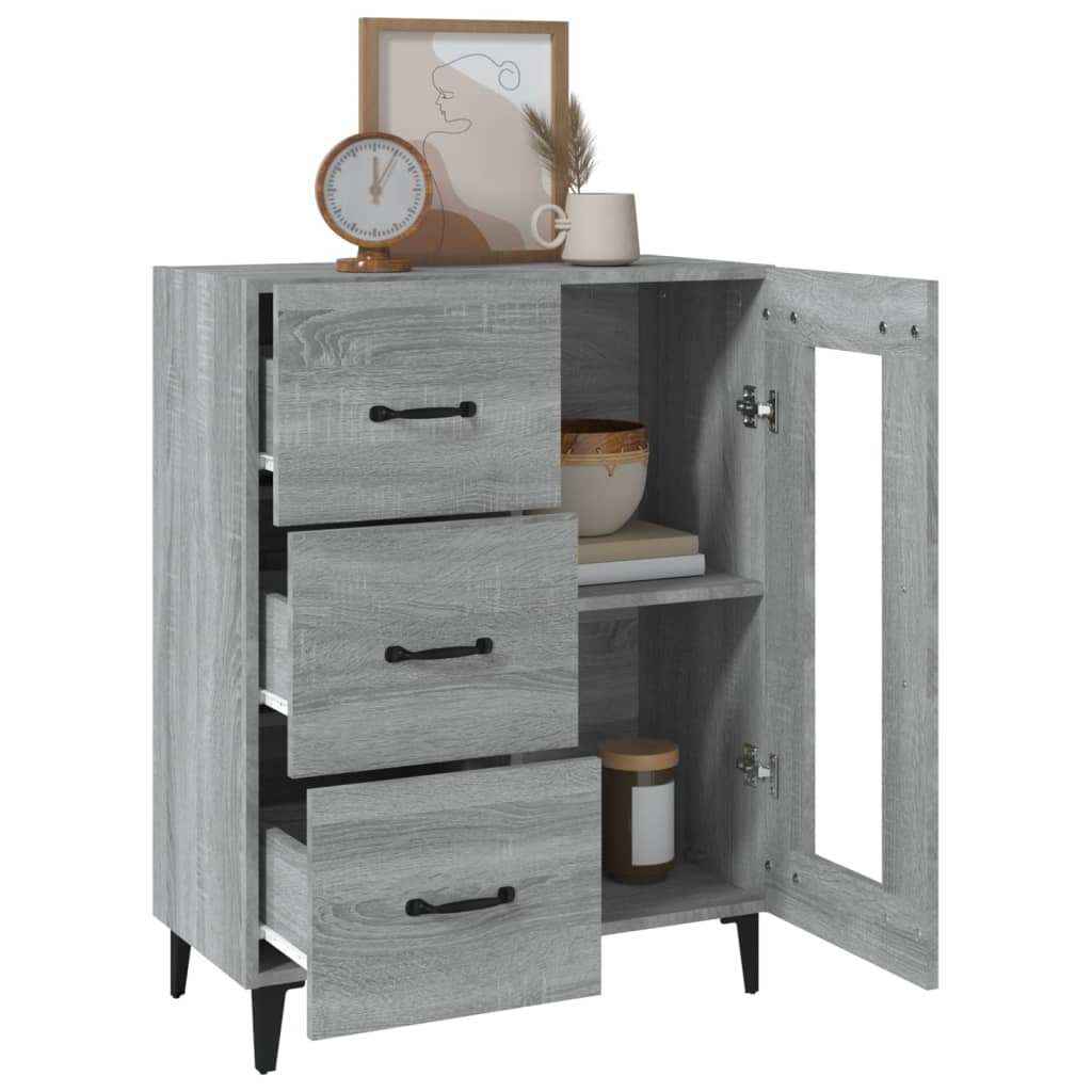 Sideboard Gray Sonoma 69.5 x 34 x 90 cm Particleboard