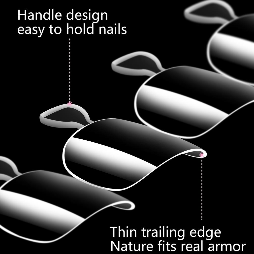 Xiaomi 600pcs Ultra Short Square Soft Gel Toe Nails Clear Full Cover Pre Shaped Fake Foot Nail Tips DIY Extension Press On Toes