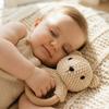Knitted Cross-Stitch Plush Animal Doll - Cute Rabbit & Bear Companion