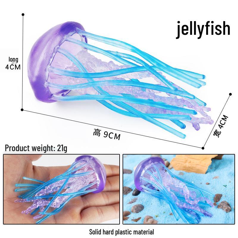 Children s Marine Animal Toy Set: Squid, Octopus, and Cuttlefish Models