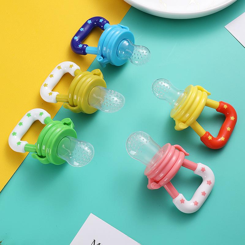 Baby Nipple Fresh Food Fruit Milk Feeding Bottles Nibbler Learn Feeding Baby Accessories Teething Pacifier For Ne… More