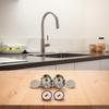 Brand New High Quality Kitchen Faucet Handwheel Red/Blue Round Stainless Steel 4 X 3.5cm Top/Head ABS Bathroom Chrome
