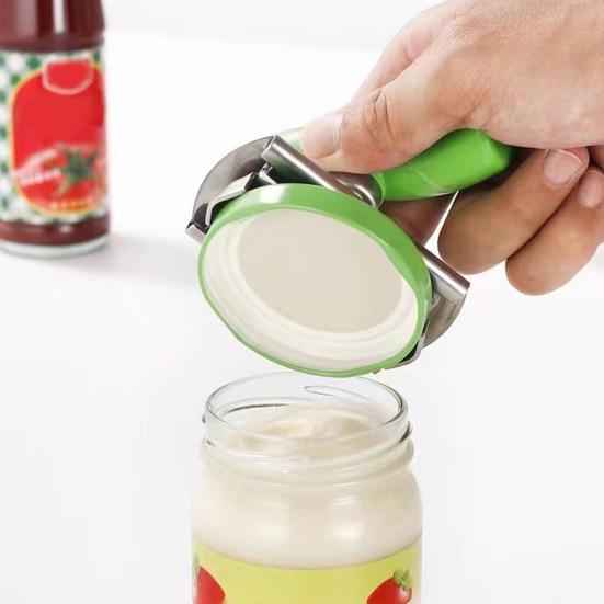 Adjustable Mason Jar Opener, Multifunctional Bottle Cap Remover for Arthritis, Stainless Steel Kitchen Tool for