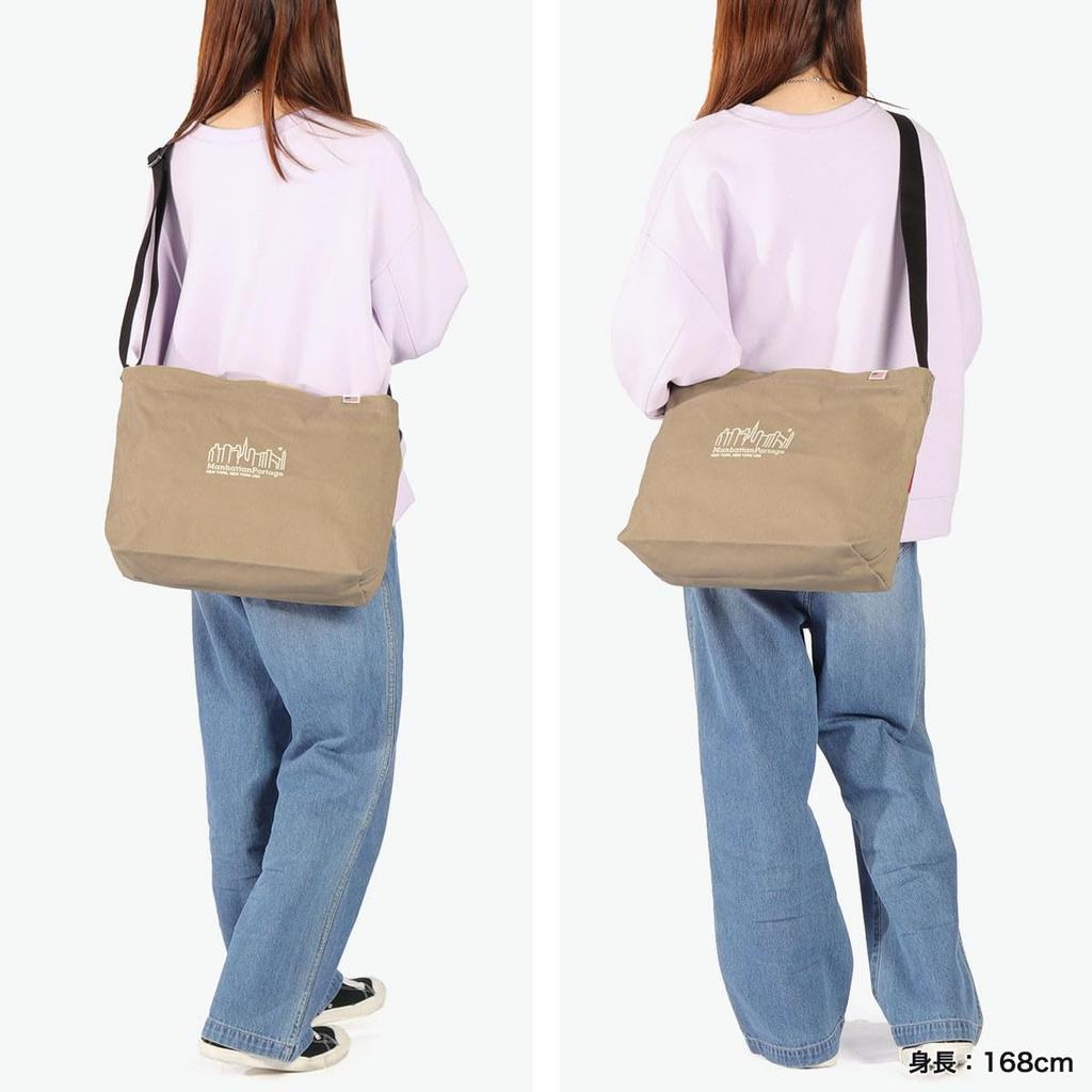 Echte Umhängetasche MP1482CNVS Clearview Umhängetasche Canvas BLK [Manhattan Portage] [Offiziell]