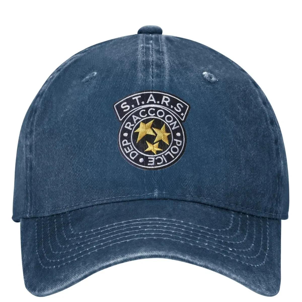 

Бейсболка с логотипом со звездами Residents Evils Game Unisex Teens Design Hip Hop Hats Лето 2000-х годов Ретро Пеший туризм Рыбалка Бейсболки Adjustable камуфляжный