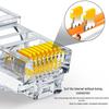 SAMZHE Cat5e Gold-Plated RJ45 Ethernet Connectors