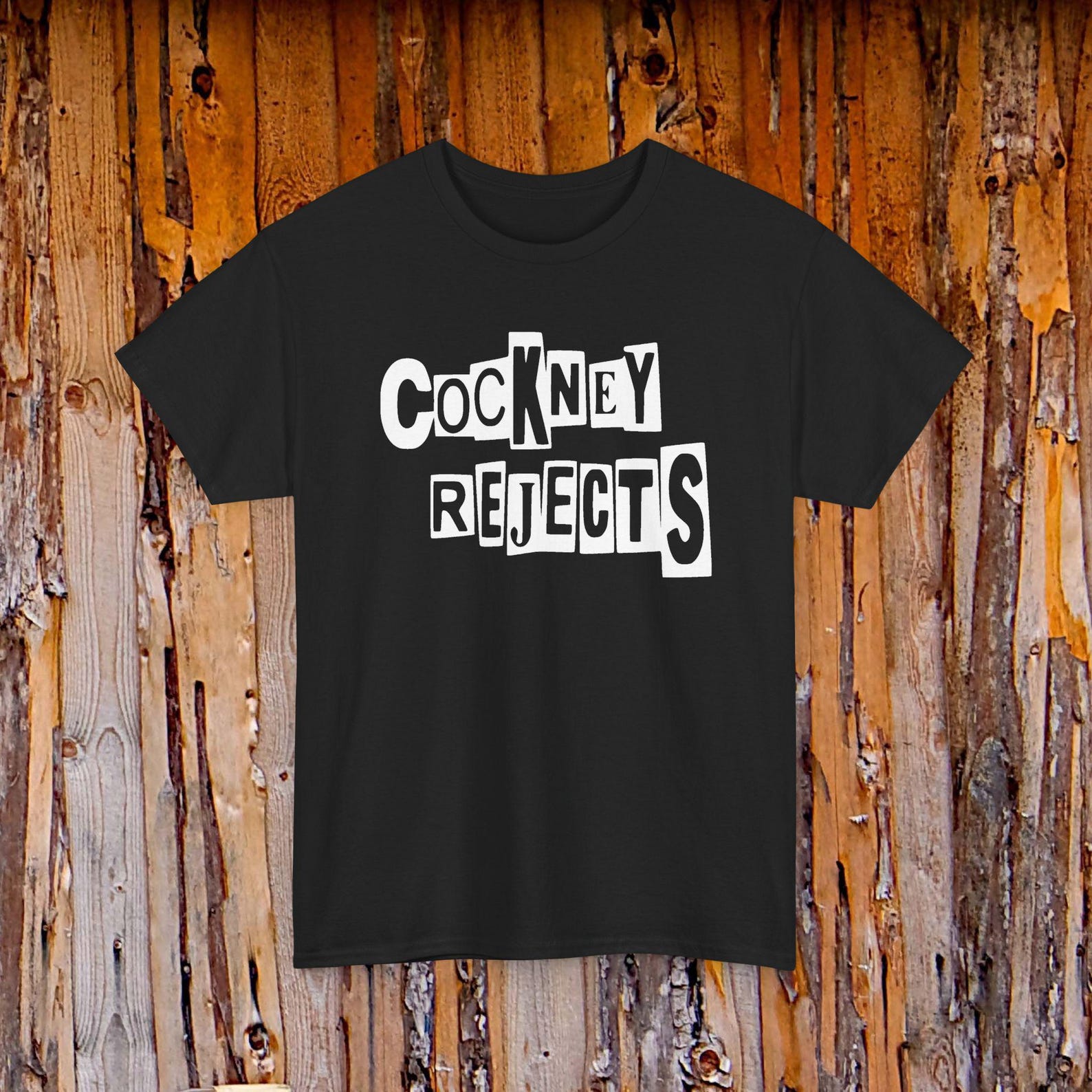 Cockney Rejects Punk Rock Band Logo Tee | Music Shirt 4XL