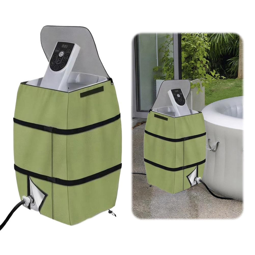 Nafukovací vířivka Spa Oxford Ochranný kryt pumpy se zipem Kryt topné pumpy Zimní kryt pro většinu vířivek Spa na trhu