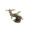 Antique Marine Animals Seahorse Brass Ornaments Garden Miniatures Hippocampus Tea Pet Desktop Decorations Collectible Souvenirs