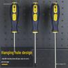 High-Strength Phillips & Slotted Screwdriver Set with Non-Slip Magnetic Handle and Chrome Vanadium for Enhanced Durability.