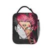 Maki Zenin Manga Insulated Lunch Bag Cooler Bag Reusable,Meal Container Jujutsus Kaisens Anime Large Tote Lunch Box Girl Boy