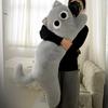 Logic Cat Doll Plush Toy Black Cat Plush Pillow Bedhead Long Pillow Dormitory Sleeping Leg Clamp Pillow Sofa Cushion Home Use