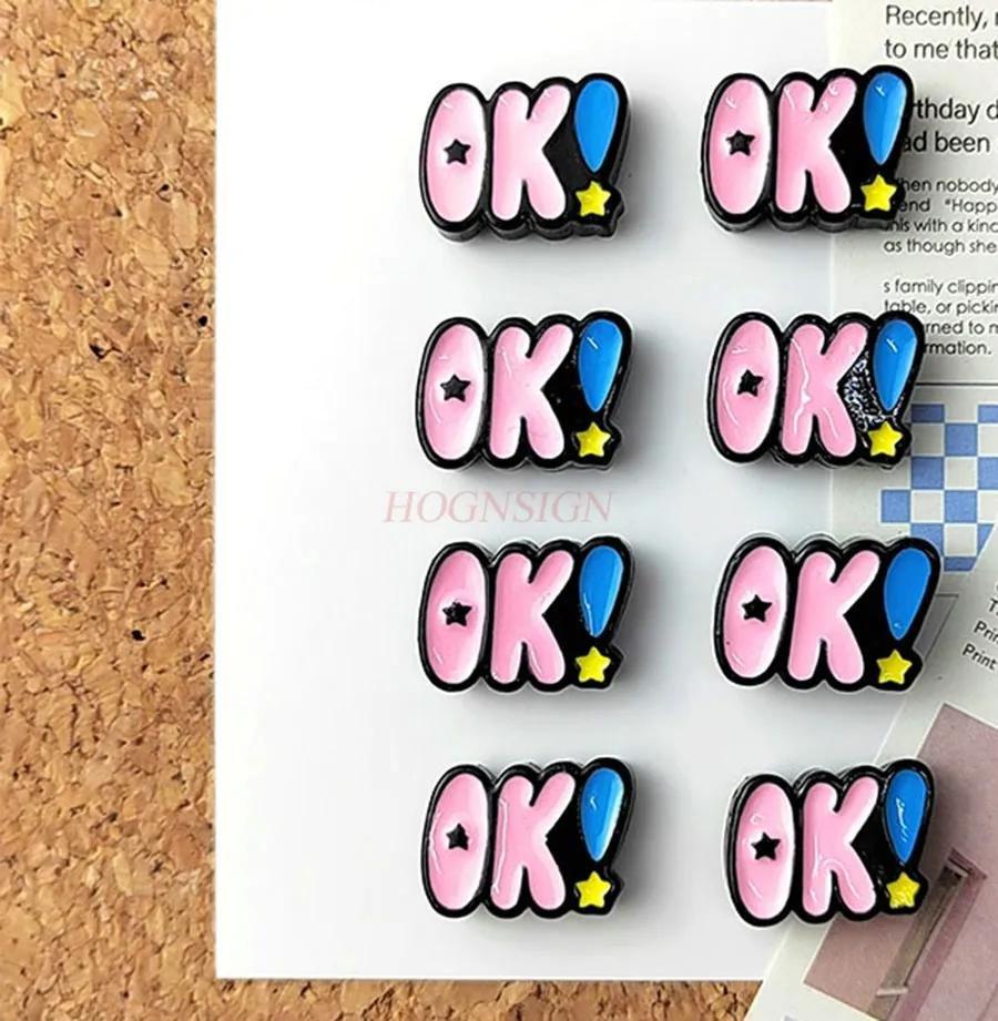 

8pcs Alphabet Creative Push Pin Soft Wood Felt Board Message Board Photography Fixed Decorative Nail China Mainland