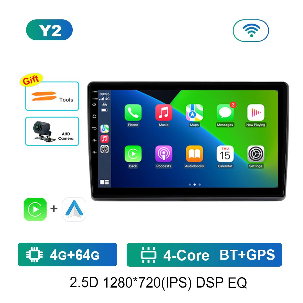 Android Intelligent System Navigation GPS for Fiat Ducato 2007 - 2015 Car Radio Multimedia player 2.5D Screen WiFi+4G Head Unit