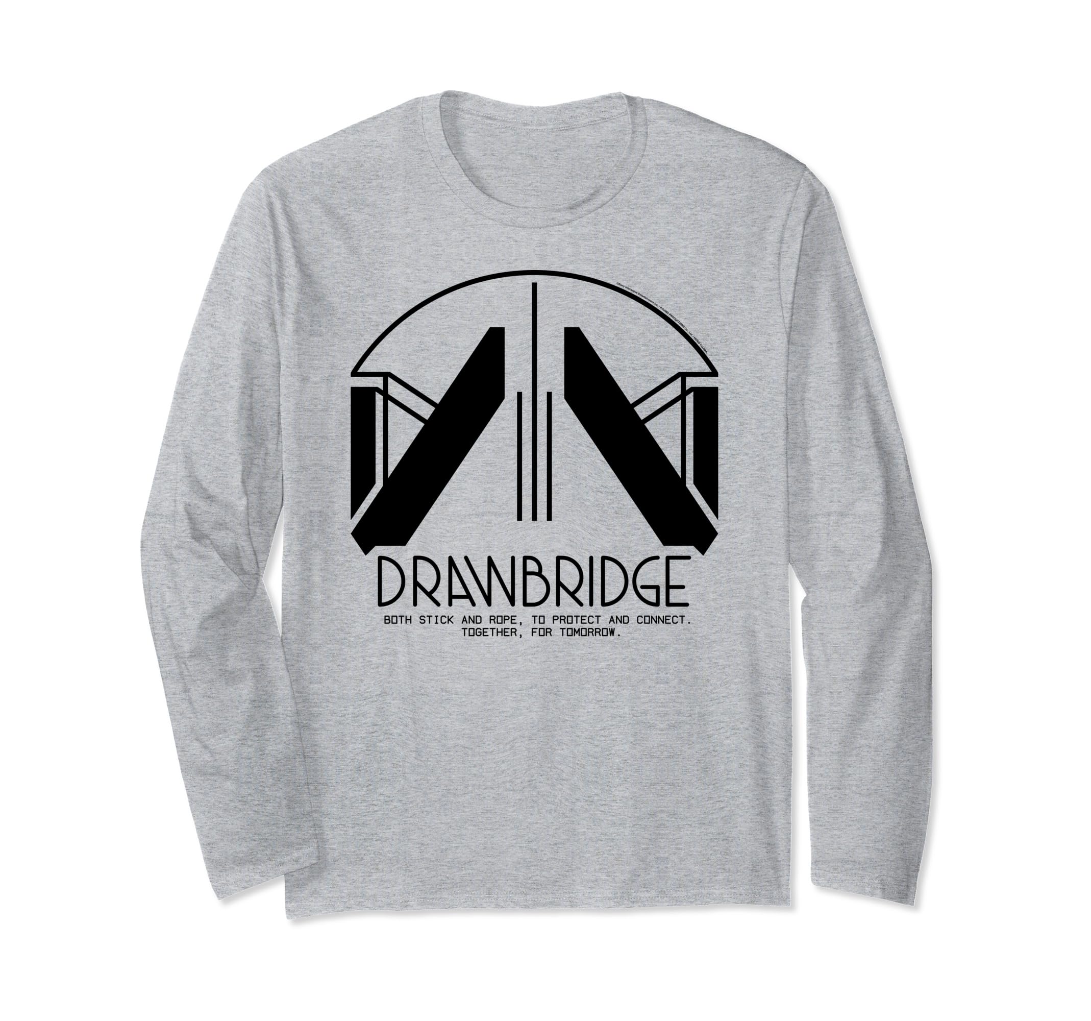 Логотип Drawbridge Мерч для видеоигр Death Stranding Футболка с длинным рукавом